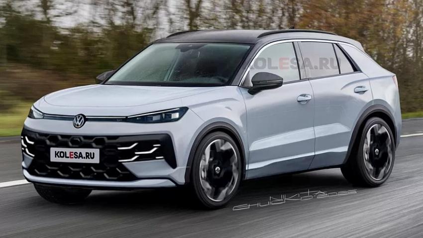 福斯新一代 T-Roc 最接近量產版的預想圖出爐，呈現動感造型。
