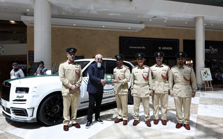 杜拜官員在杜拜的世貿中心發表了這一款 Cullinan 警車。