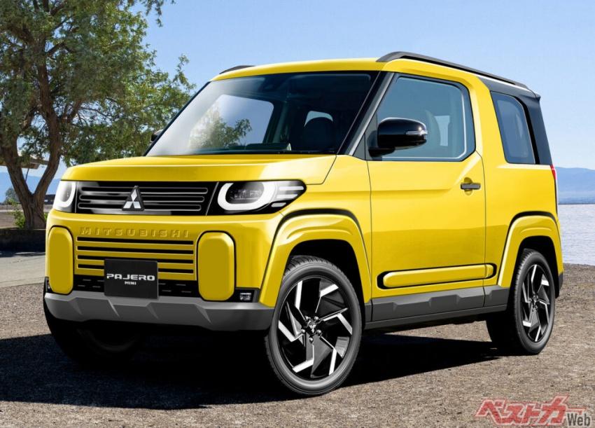 日媒指出三菱將復活 Pajero Mini，預計明年就會登場。圖為預想圖。