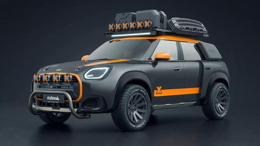 德國越野改裝專家 Delta4x4 推出 Countryman X-Raid 概念車，以硬派拉力風格來吸引眾人目光。