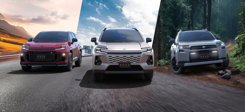 Toyota RAV4 第六代區分為 Core 與 Adventure、GR SPORT 三種車型。