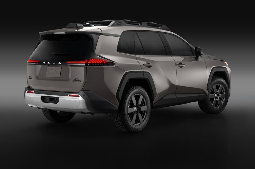 透過專屬的越野化配置，讓大改款 RAV4 更顯粗獷有型。