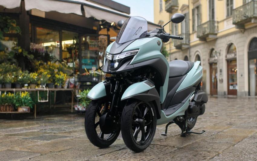全新 Tricity 125 採用更具科技感的外型。