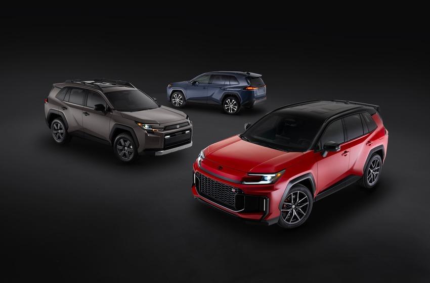 大改款 RAV4 提供三種外觀風格可選。