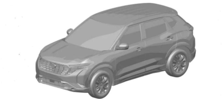 Ford 申請全新小休旅專利圖曝光，車身大小相當緊湊。
