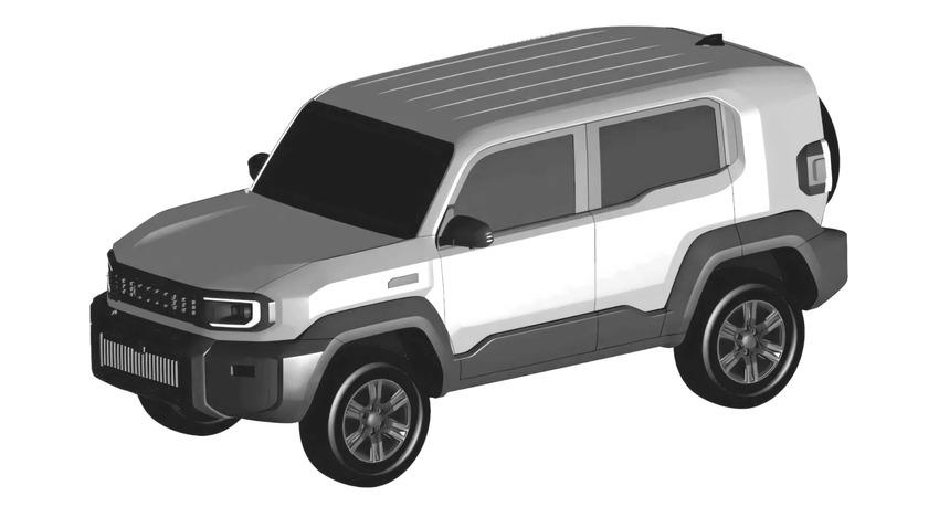 Toyota 全新越野休旅 Land Cruiser FJ 設計圖在網路曝光。（圖片來源：Mag-X）
