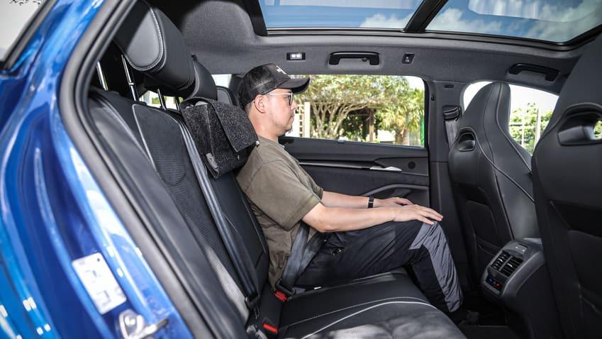 車格放大之後，讓後座空間更加寬裕。