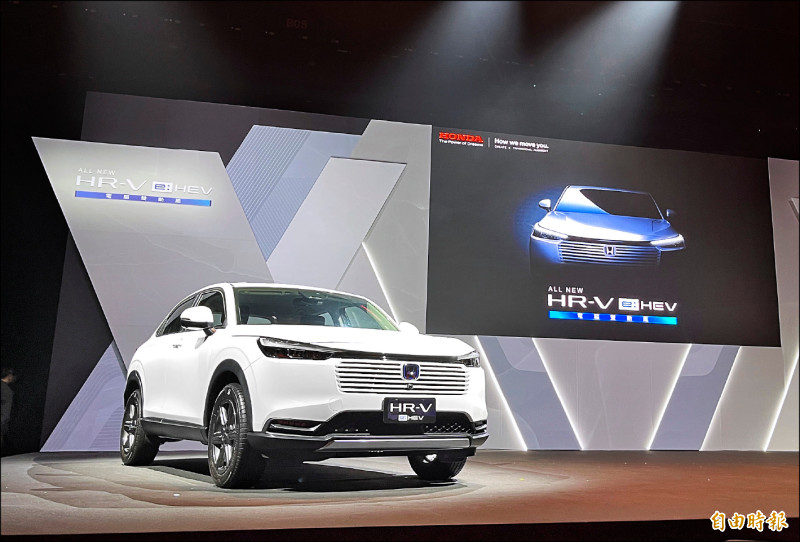 Honda HR-V小改款正式推出e：HEV混合動力，帶來優異的省油表現。（記者陳英傑攝）