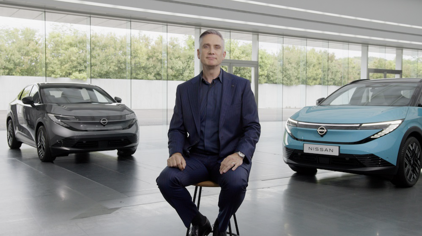 Nissan 產品策略副總裁 Richard Candler 表示，Leaf 是作為內燃機引擎汽車的替代方案，力求在感性與理性之間取得平衡。