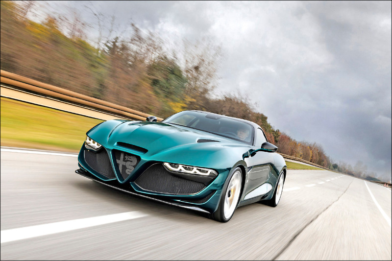 Alfa Romeo與義大利設計室Zagato慶祝合作100週年而誕生的客製化作品Giulia SWB Zagato，之後也被專門收藏這兩家作品的買家帶走。