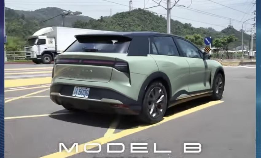 Model B 無偽裝路試畫面先前曝光，揭露更加設計細節。