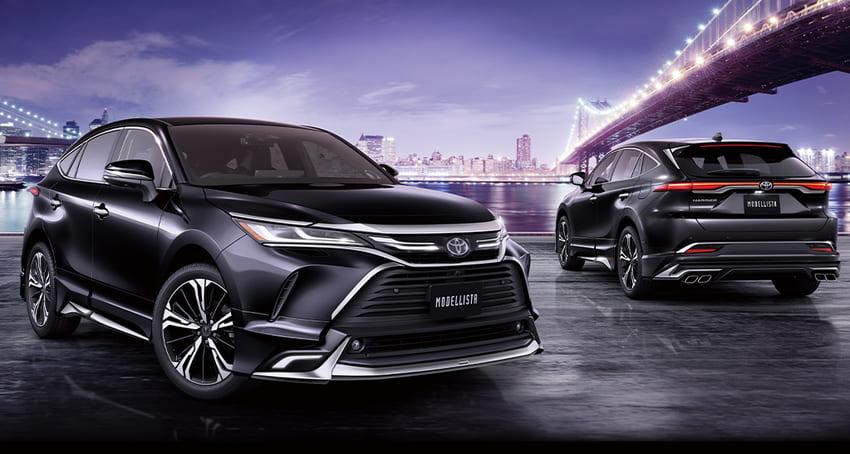 Modeelista 為 Toyota 小改款 Harrier 準備兩款風格套件，讓外型更加搶眼。圖為 Gran Blaze Style。