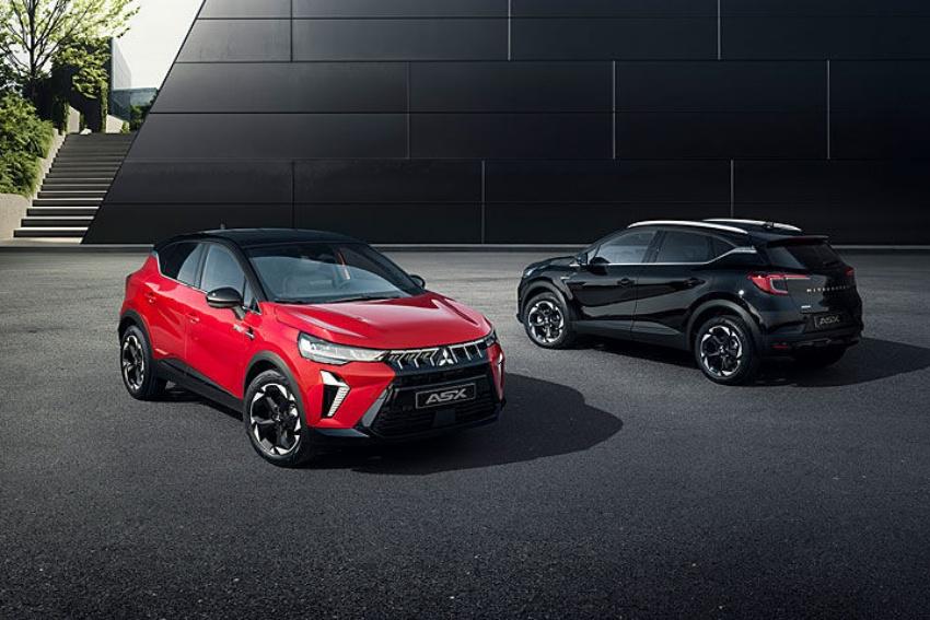 三菱 ASX 屬於 Renault Captur 雙生車，外型採用三菱設計語彙。