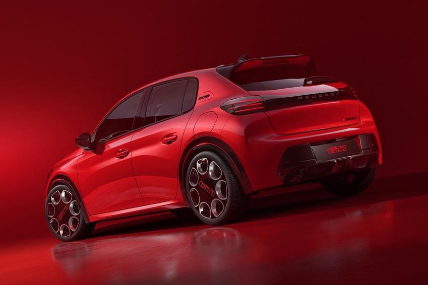 全新 E-208 GTi 擁有更具性能氣勢的專屬造型設計。