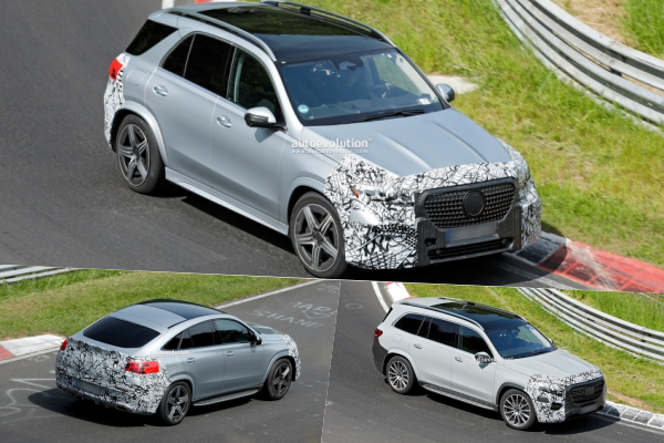 賓士 GLE 與 GLS 改款測試車曝光！改搭新世代水箱護罩與頭尾燈組