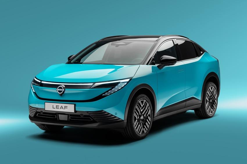 Nissan 全新大改款 Leaf 轉型成為跨界跑旅，動感造型相當具有辨識度。