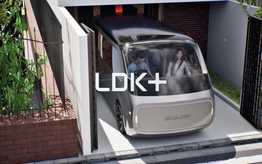 Sharp 去年推出 LDK+ 概念電動車。