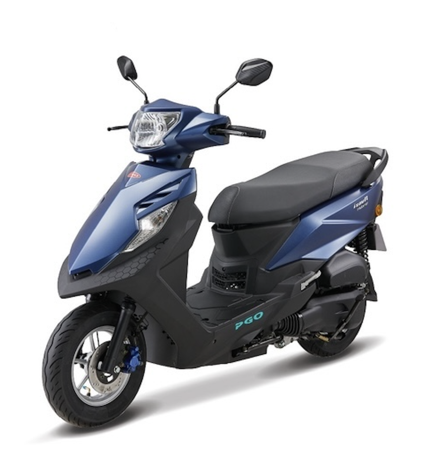 PGO 全新車款 i SAVR 實車照，在網路上已曝光。（圖片來源：擷取自網路）
