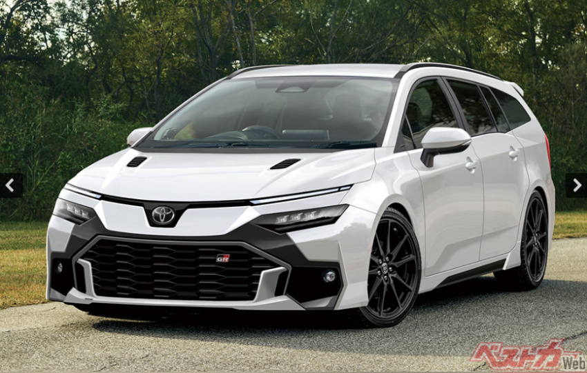 GR Corolla Touring 預想圖。
