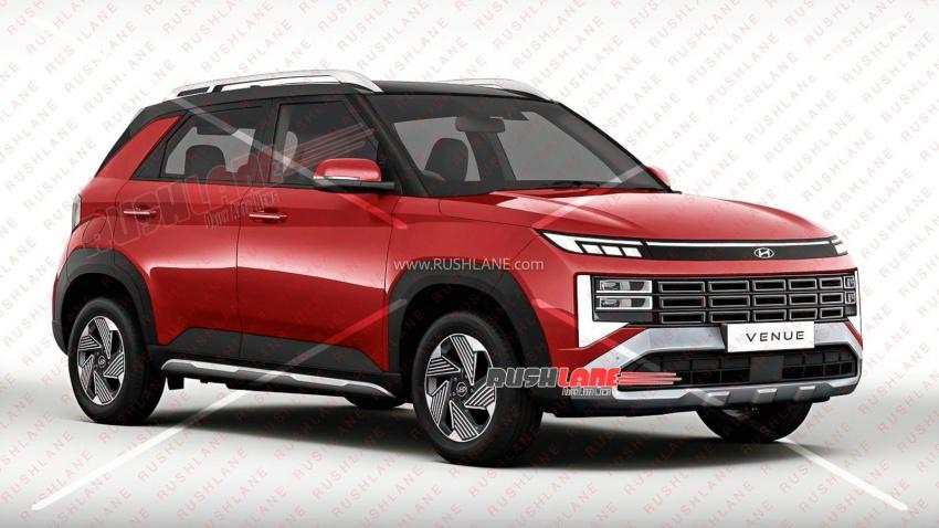 Hyundai 新一代 Venue 換上全新外觀造型，新式樣的水箱護罩與頭燈組尤其吸睛。
