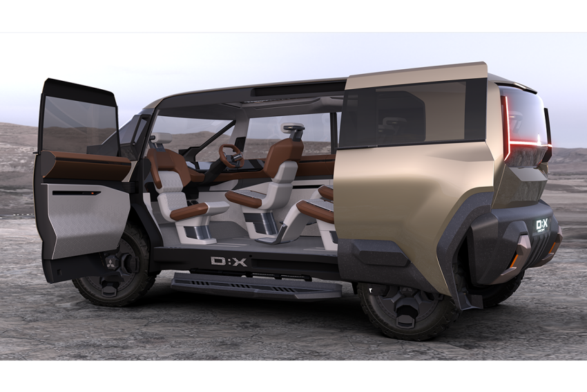新一代 Delica D:6 將具備更為寬敞的車室空間。圖為概念車。