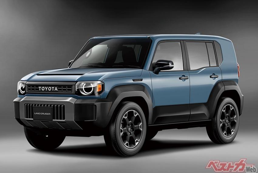 全新 Land Cruiser FJ 擁有粗獷造型搭配充滿越野氣息的配備。圖為預想圖。