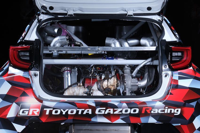 Toyota 全新開發的 2.0 升渦輪引擎搭載於 GR Yaris M Concept 賽車上進行測試。