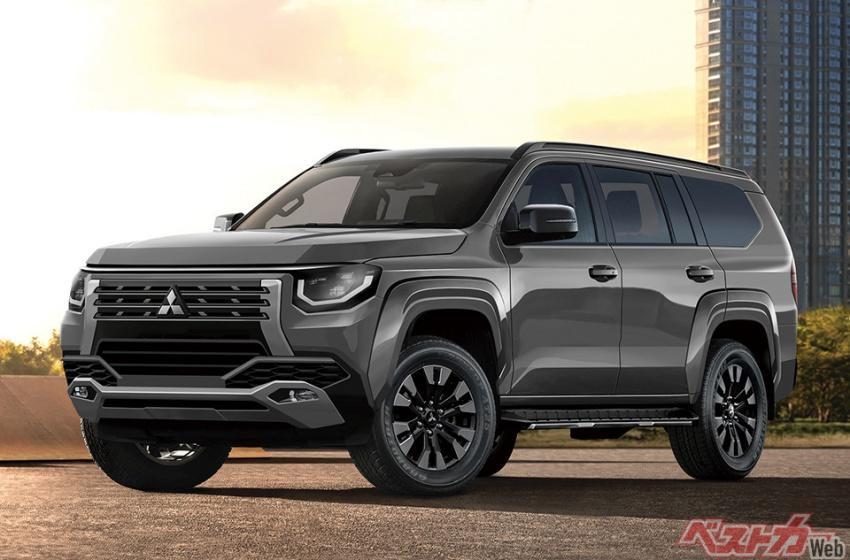 三菱品牌夙願 Pajero 有望在 2026 年復活。圖為預想圖。（圖片來源：翻攝自Bestcar）