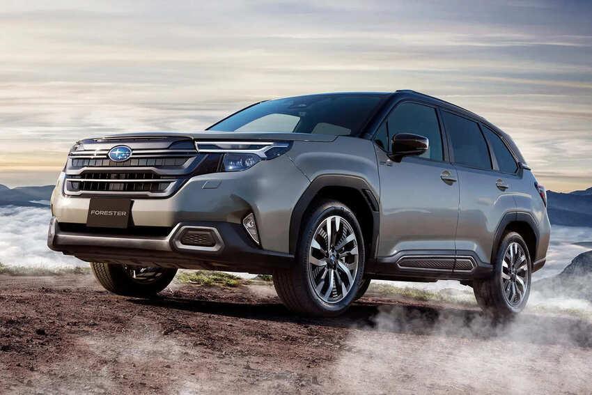 全新Forester 擁有更大面積的水箱護罩以及新式樣頭燈組。