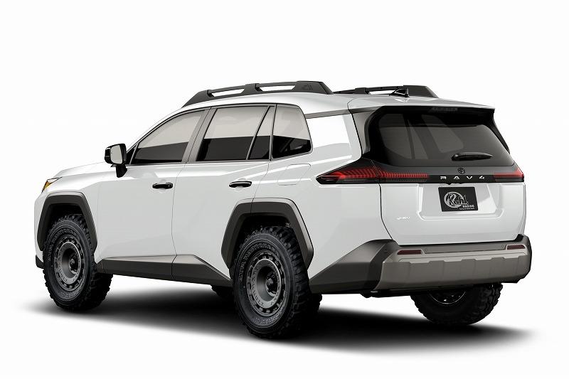再增加離地間隙與配置越野輪圈及全地形輪胎之後，賦予全新 RAV4 Adventure 更加鮮明的越野粗獷氣息。