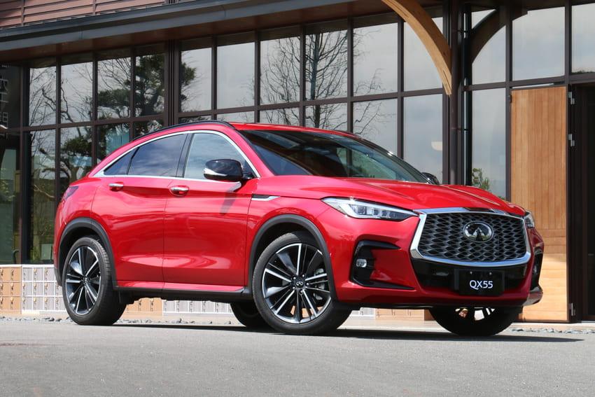圖為 Infiniti QX55。