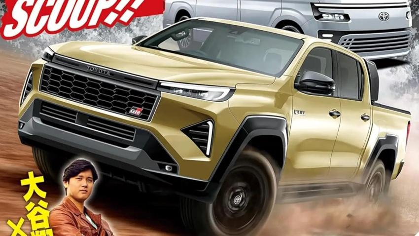 日媒繪製新一代 Toyota Hilux 預想圖，並預告明年將加入 PHEV 動力。