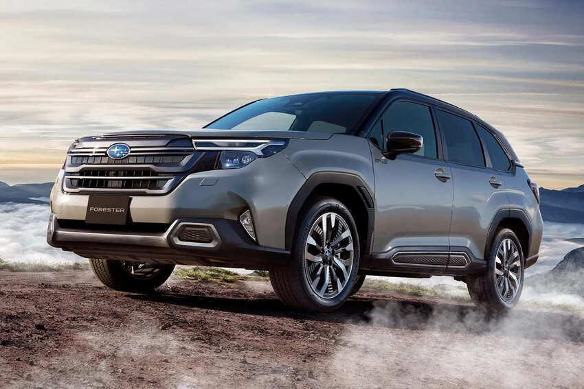 全新Forester 擁有更大面積的水箱護罩以及新式樣頭燈組。