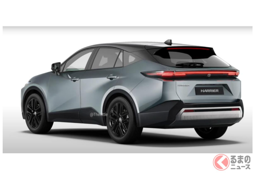 新世代 Harrier 外觀設計採用和大改款 RAV4 相仿的語彙。