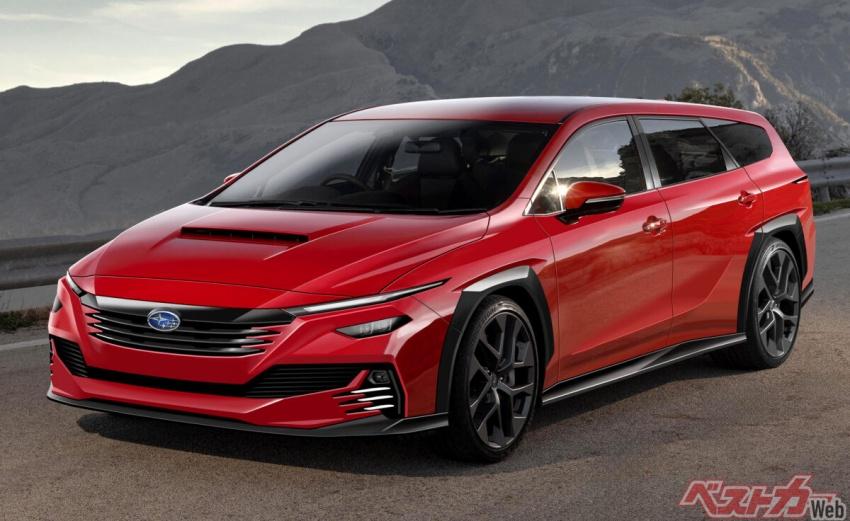 日媒稱 Subaru Levorg 最快明年底推出新一代車型。圖為預想圖。