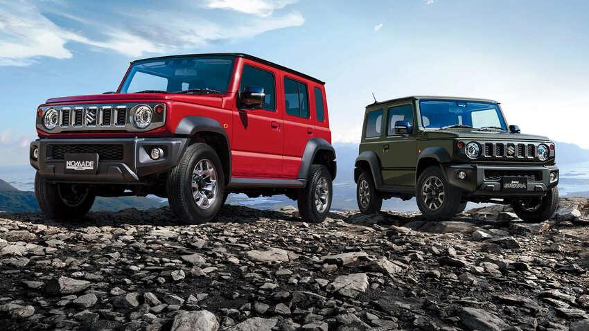 圖為日規 Jimny Nomade（左）、Jimny Sierra（右）。