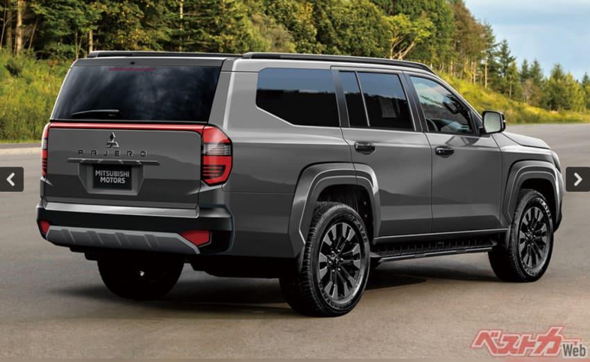 圖為全新大改款 Pajero 預想圖。（圖片來源：Bestcar）
