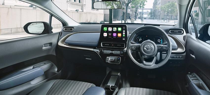 新款 Aqua 內裝升級儀表板同時頂規車型用料提升。