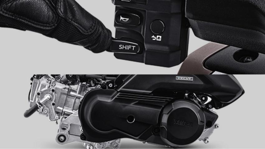 YECVT （Yamaha Electric CVT）變速系統，讓騎士可以在運動化的 Sport-Touring 和都會通勤的 Town Commuting 模式之間切換。