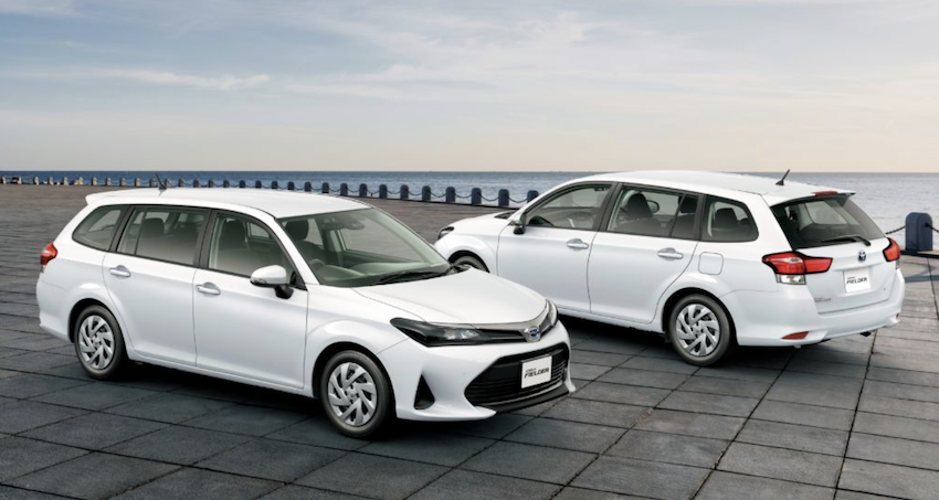 Toyota Corolla Fielder 訴求務實平價的旅行車，日本當地 40 萬元台幣就買得到。