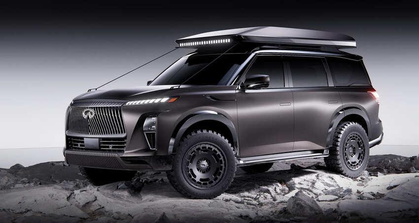 Infiniti 七人座旗艦休旅 QX80 展現多元魅力！性能氣勢、粗獷越野通通有