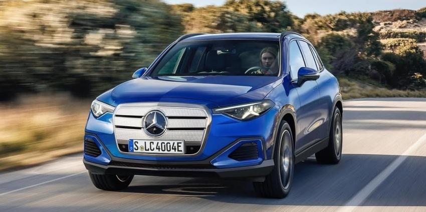 外媒釋出全新 Mercedes-Benz GLC EV 預想圖,呈現霸氣的外型。