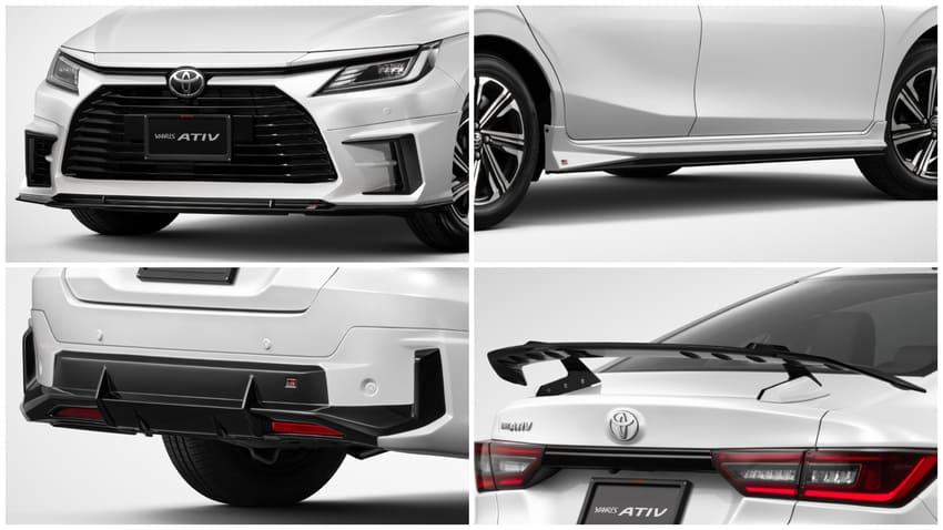 圖為 Sport Racing GR Package 風格套件，兩者造型不同。