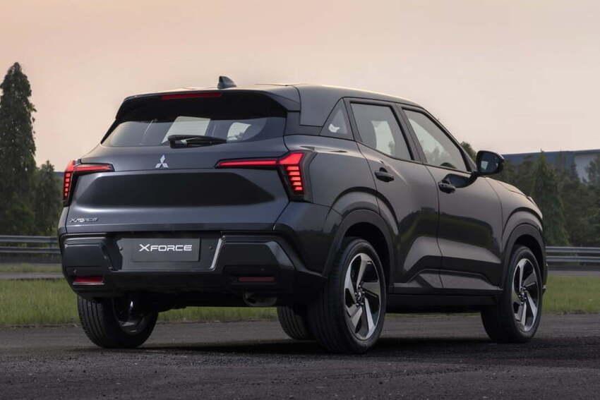 Mitsubishi XForce 的 Y 字型 LED 尾燈相當搶眼。（圖片來源：Mitsubishi）