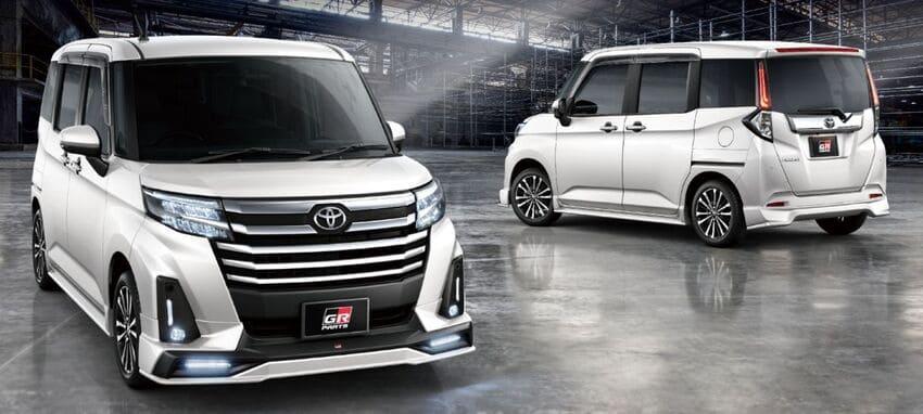 Toyota 為現行款 Roomy 提供 GR Parts 運動化套件，賦予入門 MPV 搶眼的動感扮相。