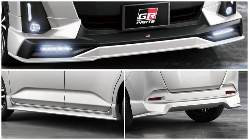 在 GR Parts 空力套件的妝點之下，進一步強化整體運動氣息。