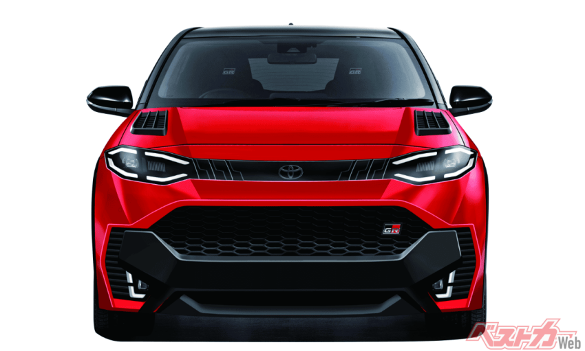 據傳 Toyota 全新 GR Starlet 已進入最後開發階段，有望在 2026 年秋季正式發表。圖為預想圖。