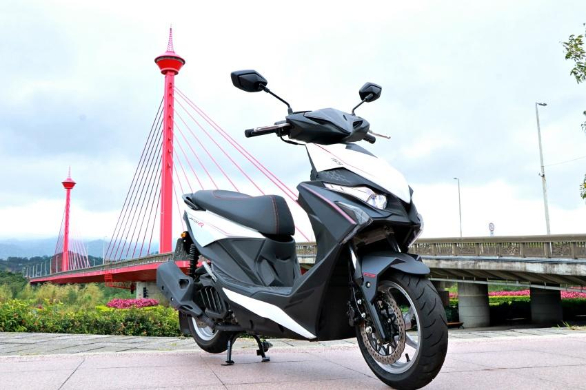 RTS R是光陽推出與SYM JET SL+ Super C競爭的車款，具備更強悍性能。（記者蘇銘翰攝）
