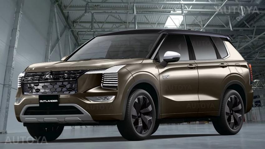外媒釋出新一代三菱 Outlander 預想圖，呈現新世代家族粗獷樣貌。