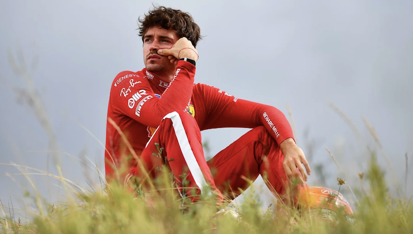 F1 法拉利少主撞車退賽神情讓車迷歪樓！直呼根本在拍個人寫真